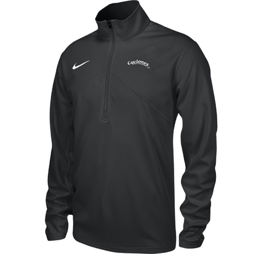 Iowa State Cyclones Black Nike Script Dri-Fit Half-Zip
