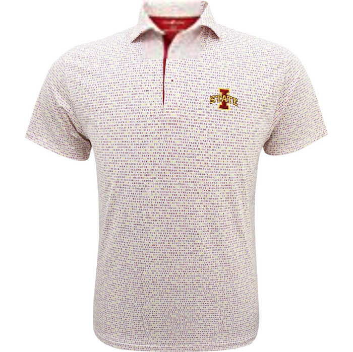 Iowa State Cyclones Horn Legend Wordmark Polo