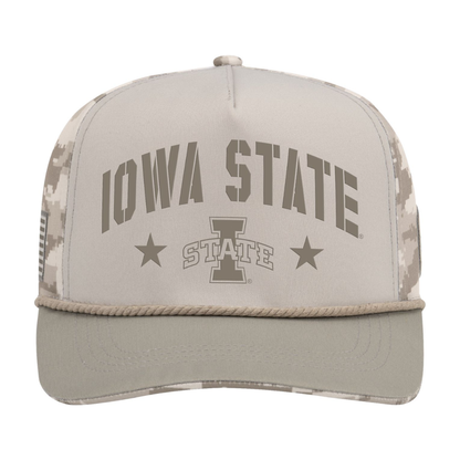 Iowa State Hat Camo OHT Rope Adjustable