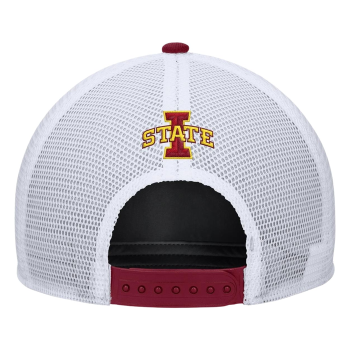 Iowa State Kids Hat Red/White Nike Meshback