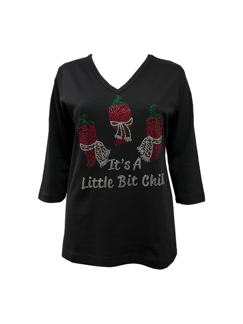 It's A Little Bit Chili 3/4 Sleeve Shirt