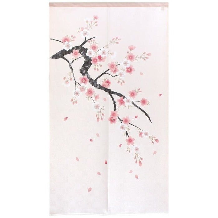 Japanese Cherry Blossom Noren 85 x 150 cm (33.5’’ x 59’’)