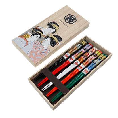 Japanese Chopsticks Set Ukiyo-e