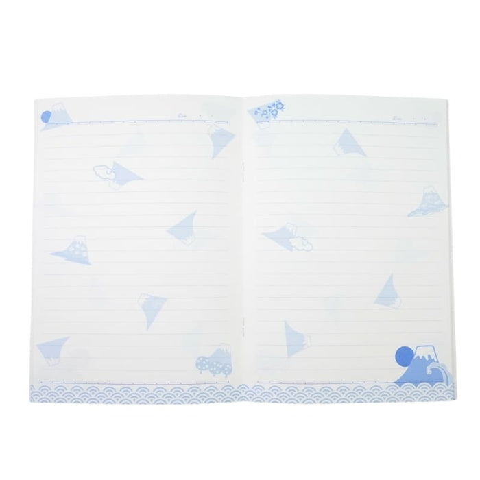 Japanese Notebook – Fujisan & Seigaiha Waves