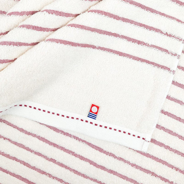 Japanese Towel - Red Striped