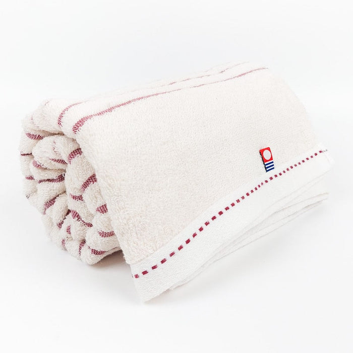 Japanese Towel - Red Striped
