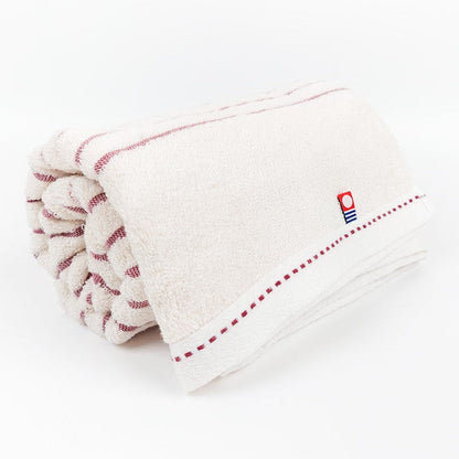 Japanese Towel - Red Striped