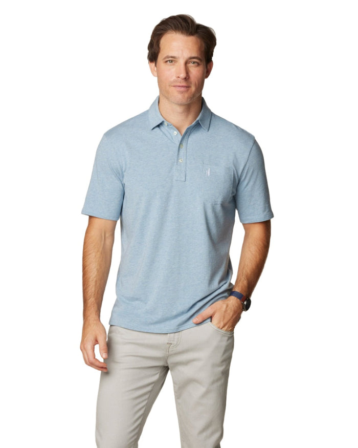Johnnie-O Men's Heathered Original Polo 2.0 Apparel Johnnie-O Coastal Small