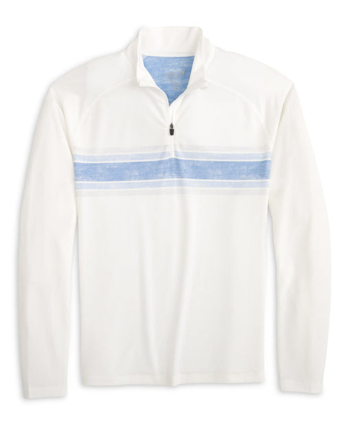 Johnnie-O Men's Milburn 1/4 Zip Apparel Johnnie-O White Small