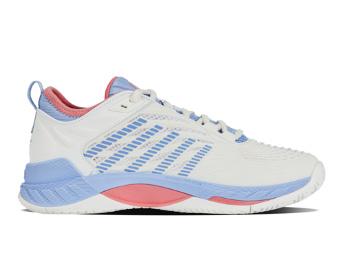 K-Swiss Women's Hypercourt Supreme 2 Footwear K-Swiss Bright White/Open Air/Strawberry Ice-178 10