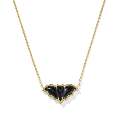 Kendra Scott Bat Pendant Gold Necklace