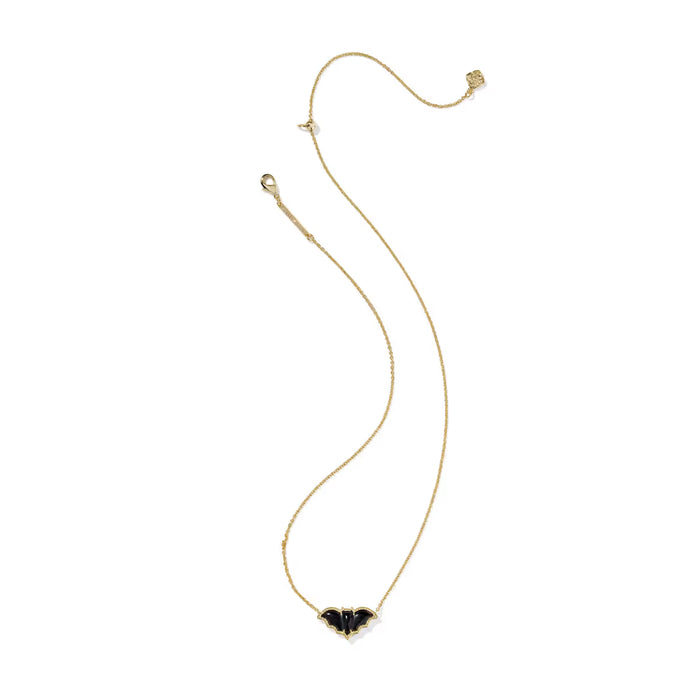 Kendra Scott Bat Pendant Gold Necklace