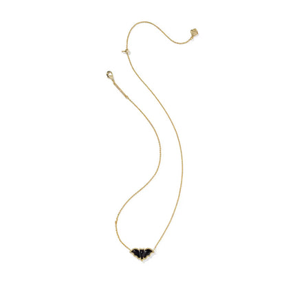 Kendra Scott Bat Pendant Gold Necklace