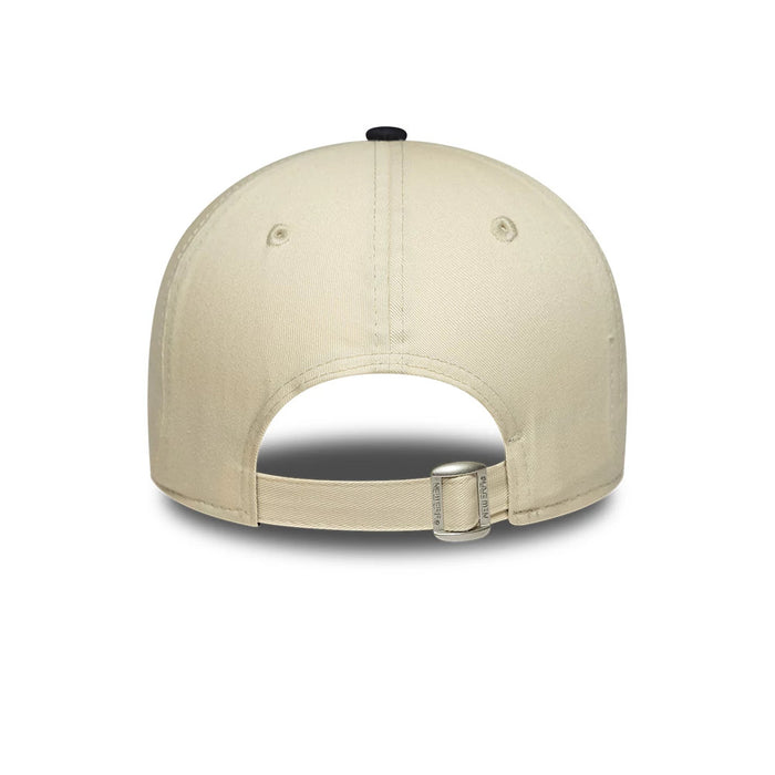 Pictured is this Womens MLB LA Dodgers 9TWENTY A-Frame cap in cream & black. 4