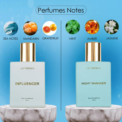 La French Unisex Perfume Gift Set Influencer & Night Manager Gift Set (2 x 50ml)