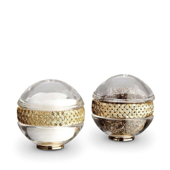 L'Objet Braid Salt & Pepper Shakers - RSVP Style