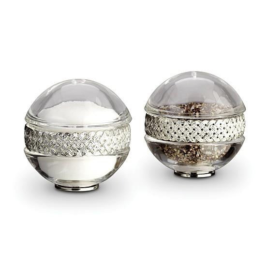 L'Objet Braid Salt & Pepper Shakers - RSVP Style