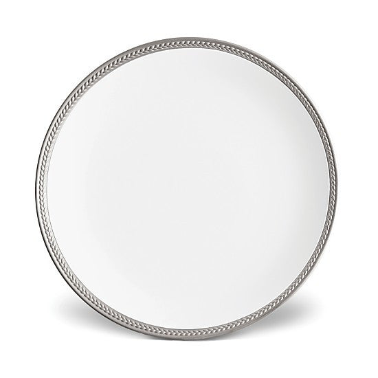 L'Objet  Soie Tressée Platinum Dinner Plate - RSVP Style