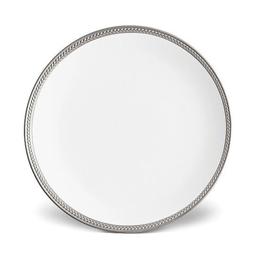 L'Objet  Soie Tressée Platinum Dinner Plate - RSVP Style