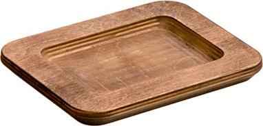 Lodge - 0.2 L Rectangular Walnut Wood Underliner - UMSRC