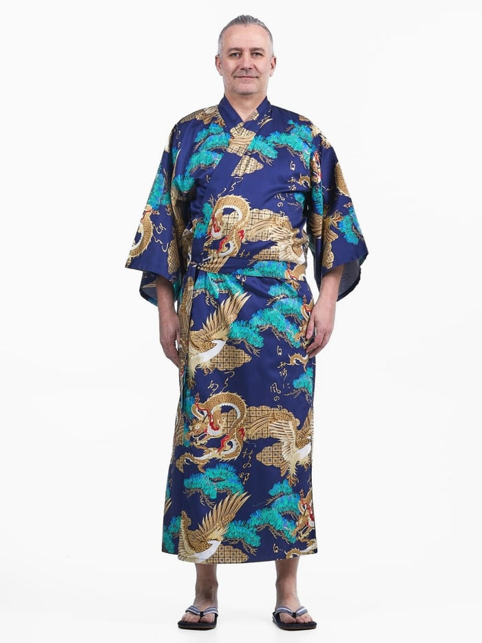 Men’s Japanese Kimono – Ryū & Washi One Size