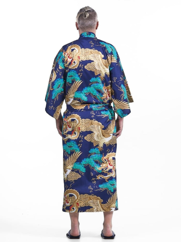 Men’s Japanese Kimono – Ryū & Washi One Size