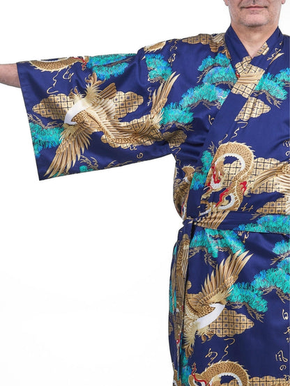 Men’s Japanese Kimono – Ryū & Washi One Size