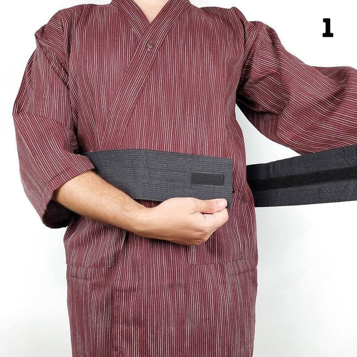 Men’s Japanese Obi Style Belt - Aki One Size