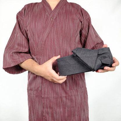 Men’s Japanese Obi Style Belt - Aki One Size