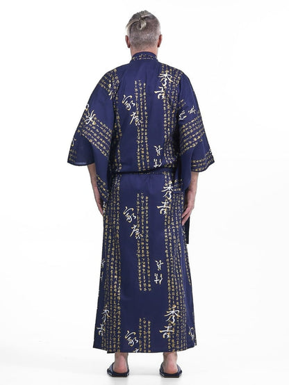Men’s Yukata Kimono – Kanji
