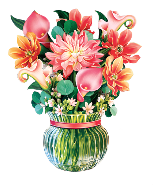 Mini Pop-Up Flower Bouquet: Dear Dahlia