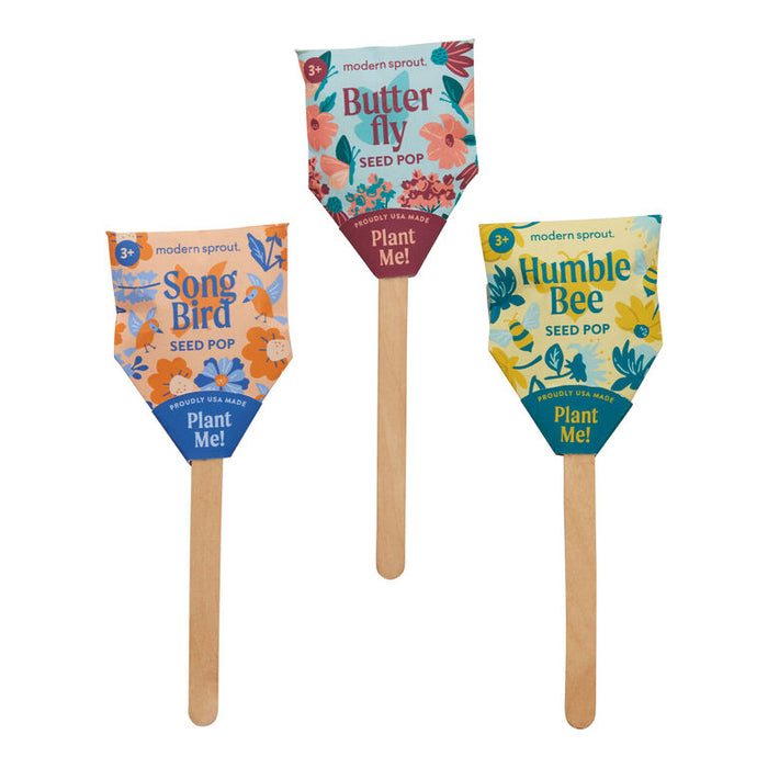 Modern Sprout Pollinator Seed Lollipops
