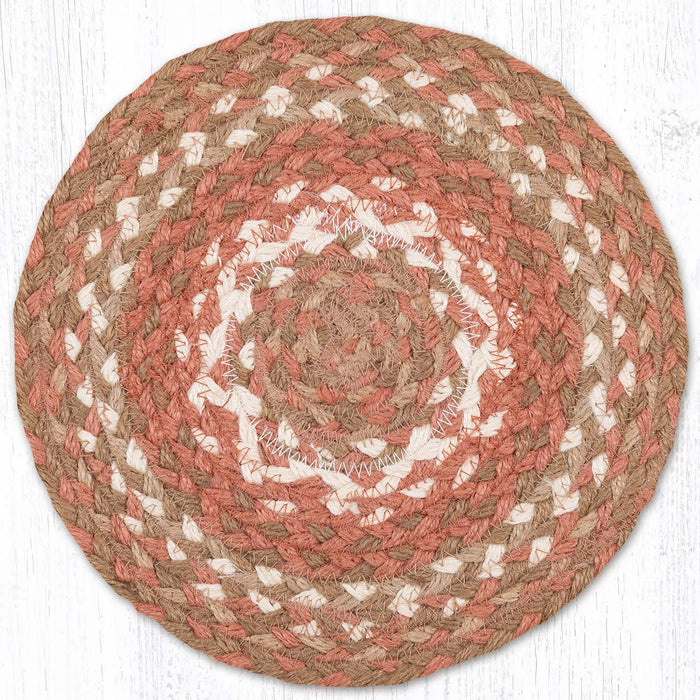 MS-914 Taupe/Ivory/Peach Miniature Trivet