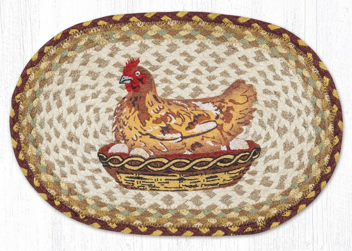 MSP-357 Hen on Nest Swatch 10"x15"