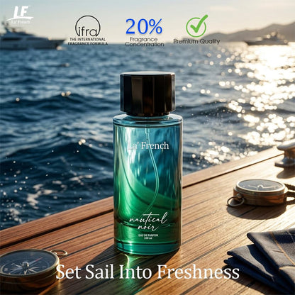 Nautical Noir Perfume for Men & Women 100ml | Aqua Woody Fragrance