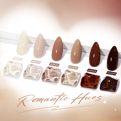 Neutral Latte Gel Polish Set MODELONES #neutral latte