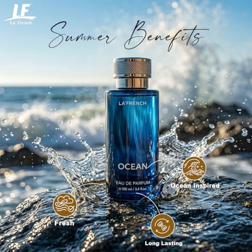 Ocean Eau De Parfum for Unisex 100ml |Fresh Aquatic Fragrance