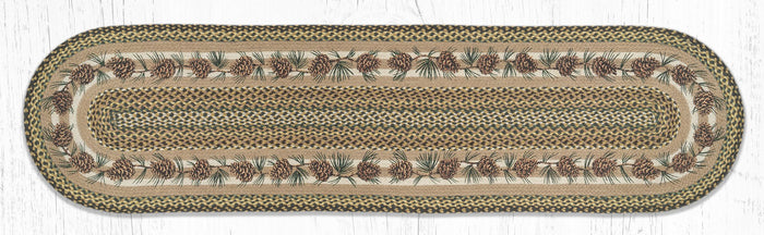 OP-051 Needles & Cones Oval Rug