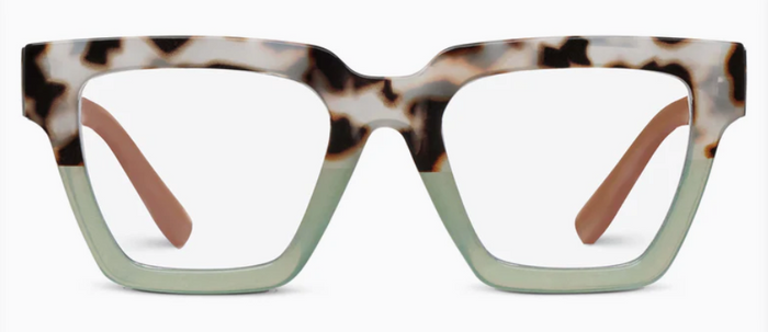 Peepers: Take a Bow Progressives - Chai Tortoise/Green