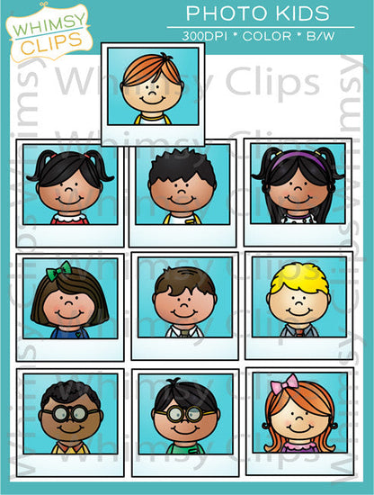 Photo Kids Clip Art
