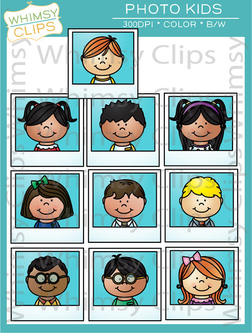 Photo Kids Clip Art