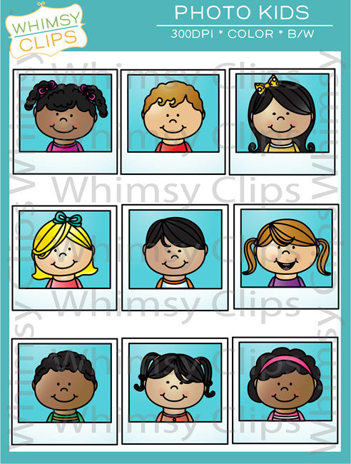 Photo Kids Clip Art