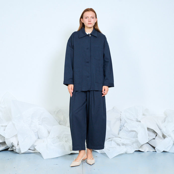 Pleated wide leg trousers wholesale