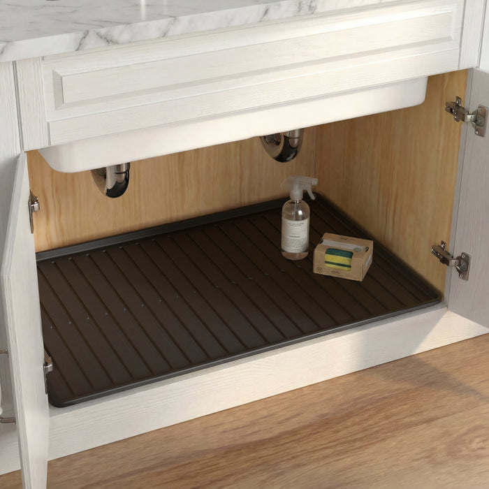 Premium Waterproof Under Sink Mat – 28" × 22"