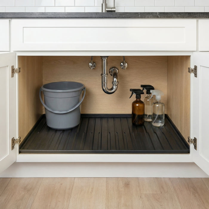 Premium Waterproof Under Sink Mat – 31" × 22"