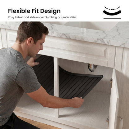 Premium Waterproof Under Sink Mat – 31" × 22"