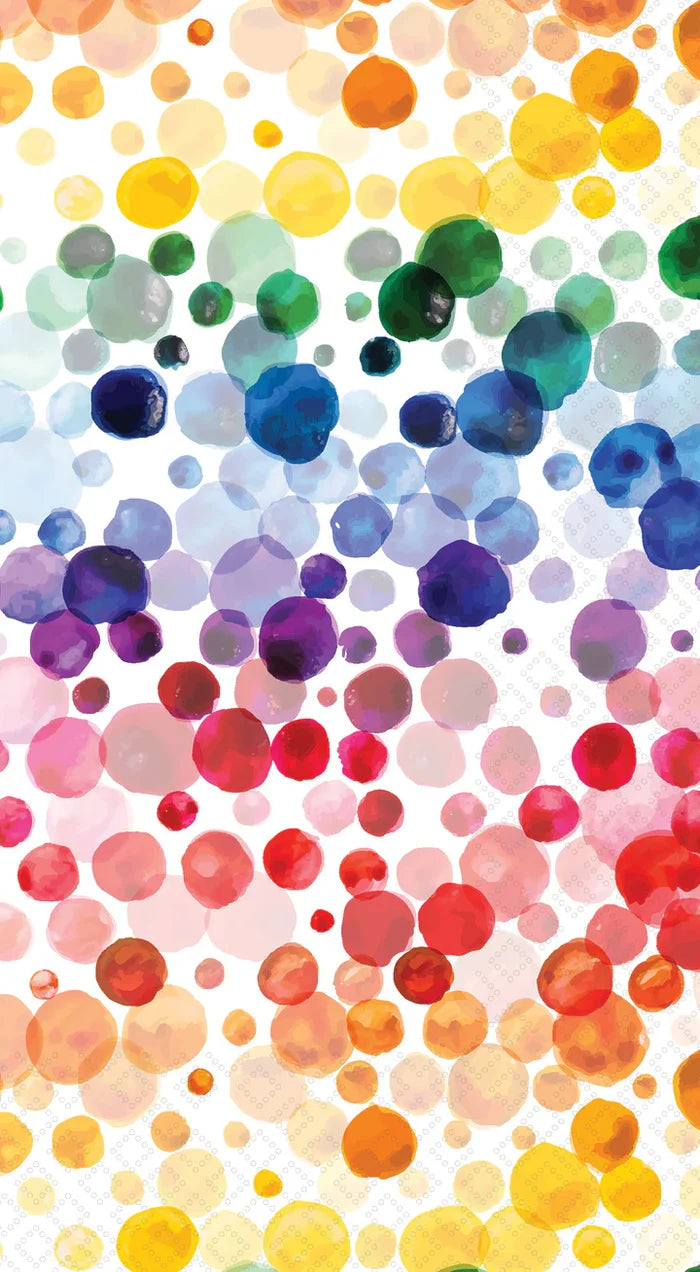 Rainbow Dots Guest Towels