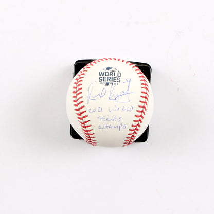 Rick Kranitz Signed Official 2021 World Series Baseball Atlanta Braves