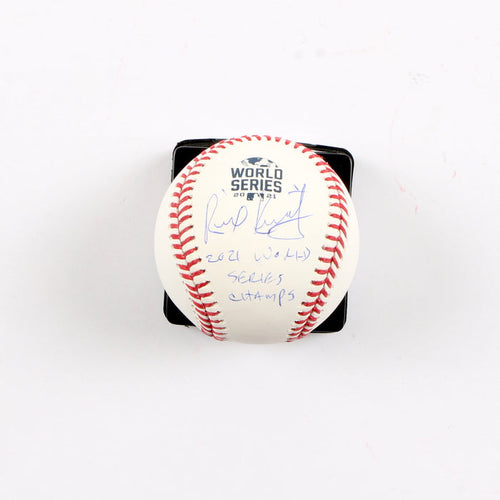 Rick Kranitz Signed Official 2021 World Series Baseball Atlanta Braves