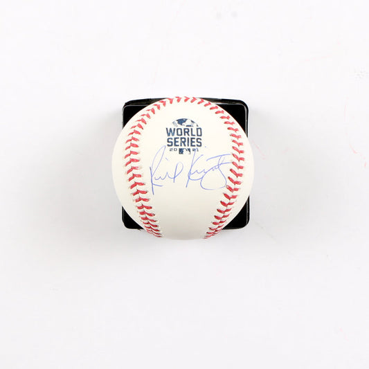 Rick Kranitz Signed Official 2021 World Series Baseball Atlanta Braves